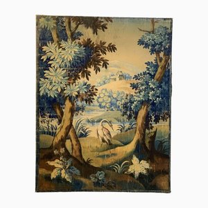 19th Century French Painted Cartoon for Tapestry on Thick Paper