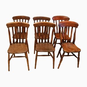Beech & Elm Chairs, Set of 6
