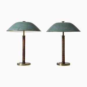 Brass Table Lamps from NK, Set of 2