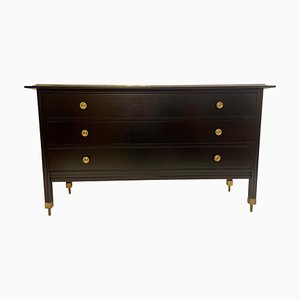 Mid-Century Modern Black Chest of Drawers by Carlo Di Carli for Sormani, 1950s