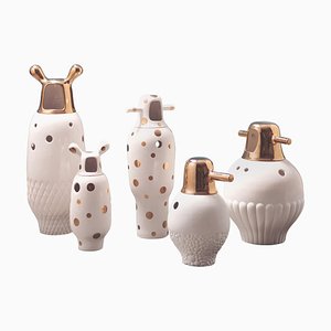 Glazed Stoneware Showtime Vases by Jaime Hayon for Bd, Set of 10