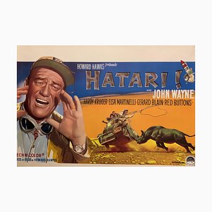 Hatari! Filmposter, Belgien, 1962