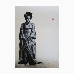 Jef Aerosol, Geisha, 2012, Serigraph