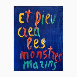 André Lanskoy, And God Created the Sea Monsters, 20th Century, Original Lithograph