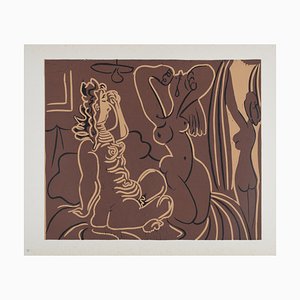 After Pablo Picasso, Trois femmes, 1962, Linocut Print