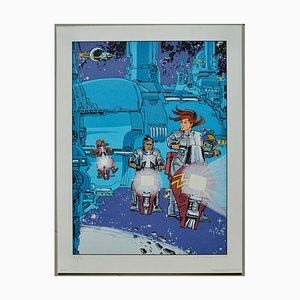Jean-Claude Mézières, Valerian und Laureline in Space, 1998, Siebdruck