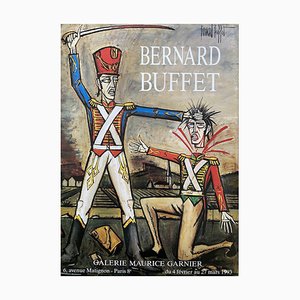 Affiche d'Exposition d'Après Bernard Buffet, Guerre, 20ème/21ème Siècle