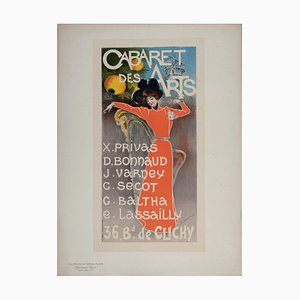 Charles Lucas, Les Maîtres de L'Affiche: Cabaret Des Arts, 1899, Lithograph