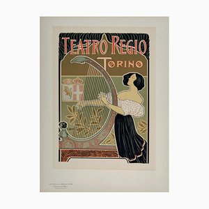 Giuseppe Boano, Les Maîtres de L'Affiche: Teatro Regio Torino, 1898, Lithographie