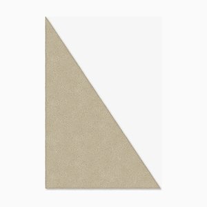 Taupe Triangle Plain Rug from Marqqa