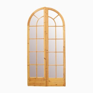 French Doors with Mirror, 1970s, Set of 2