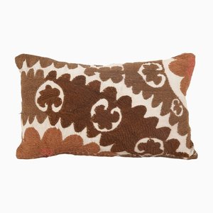 Brown Lumbar Cushion Cover