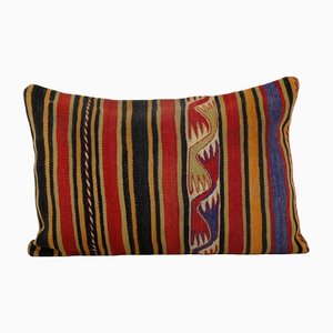 Vintage Striped Turkish Kilim Cushion Cover