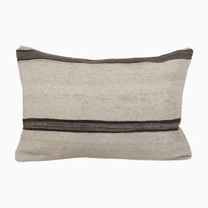 Anatolian Lumbarstriped Kilim Cushion Cover
