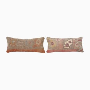 Sanatolian Lumbar Rug Cushion Covers, Set of 2