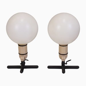 French Ball Lights by Jacques Biny for Lita, 1960s, Set of 2