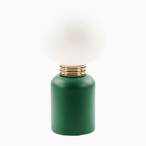 Lampada da tavolo Karen S color smeraldo di Luca Barengo per Mason Editions