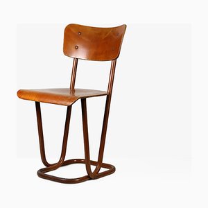 Vintage Industrial Metal Chair from Nista, 1950s