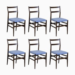 Leggera Chairs by Gio Ponti for Cassina, 1950s, Set of 6