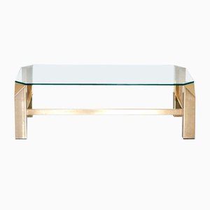 23 Karat Gold Plated Coffee Table from Belgo Chrom, 1960s