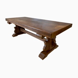 French Oak Refectory Farmhouse Dining Table
