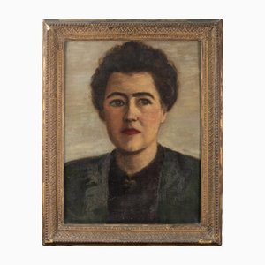 Thomas Cowperthwait Eakins, Portrait de Femme, 19ème Siècle, Huile sur Toile
