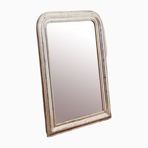 Espejo estilo Louis Philippe antiguo plateado