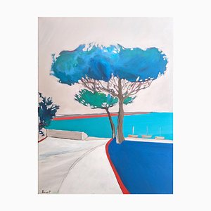 Benoît Guérin, Seaside: La Rochelle, 2022, Acrylic Painting