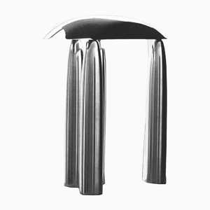 Polished Aluminium Oblago Table Lamp by Raphael Kadid