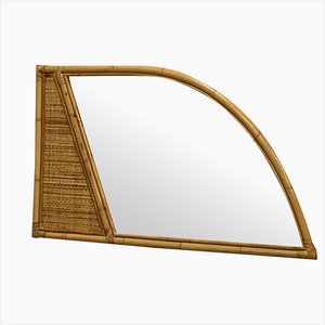 Wicker and Bamboo Mirror, 1970s