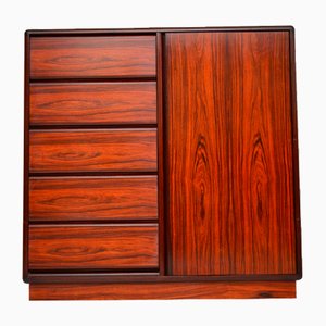 Vintage Danish Gentlemans Wardrobe and Chest of Drawers by Brouer