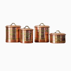 Swedish Copper Containers, Set of 4