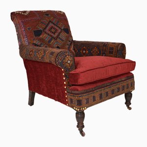 Antique Baluch Rug Armchair