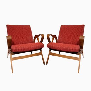 Armchairs by Fantisek Points for Tatra, Set of 2