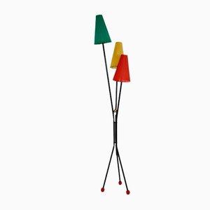 Vintage French Tripod Floor Lamp, 1950s