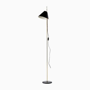Brass Floor Lamp by Luigi Caccia Domination for Monachella Azucena