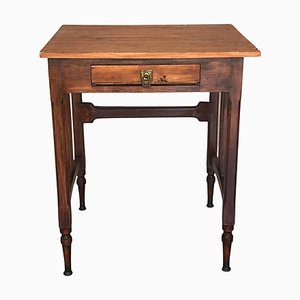 Spanish Country Side Table with Drawer in Pine