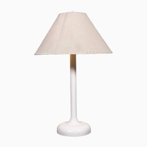 Lampe de Bureau Space Age Blanche, 1980s