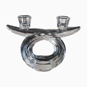 Candleholders in Crystal, Set of 2