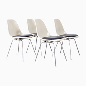 DSX Esszimmerstühle aus Acrylglas von Charles & Ray Eames für Herman Miller / Vitra, 4er Set
