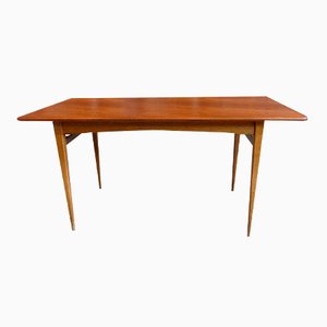 Mesa de centro danesa Mid-Century moderna de teca, años 60