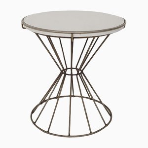 Mid-Century Metal Wire Table with Formica Top, 1960s