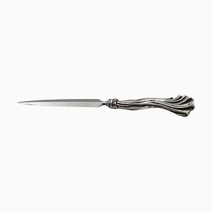 Silver Bronze Letter Opener or Paper Cutter by Richard Lauret