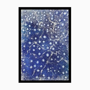 Nika Koplatadze, Starry Sky 2, 2022, Soft Pastel & Gouache auf strukturiertem Papier