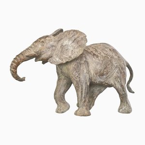 Isabelle Carabantes, Elephant V, finales del siglo XX o principios del siglo XXI, Escultura de bronce