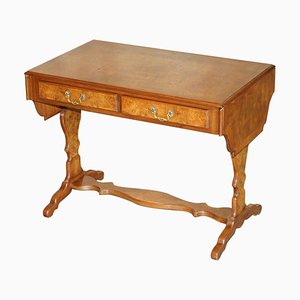 Table Basse Extensible Vintage en Loupe de Noyer de Bevan Funnell