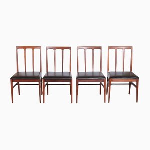 Mid-Century Afromosia Dining Chairs by Younger, England, 1960s, Set of 4