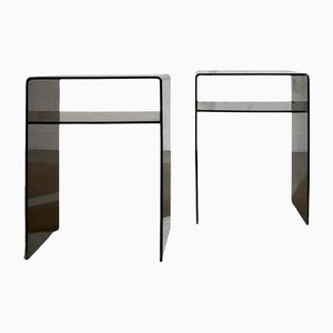 Tables d'Appoint par Michel Dumas, France, 1970s, Set de 2