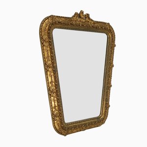 Faceted Gilded Frame Mirror