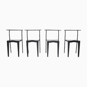 Model Dr. Glob Side Chairs by Philippe Starck for Kartell, 1980s, Set of 4